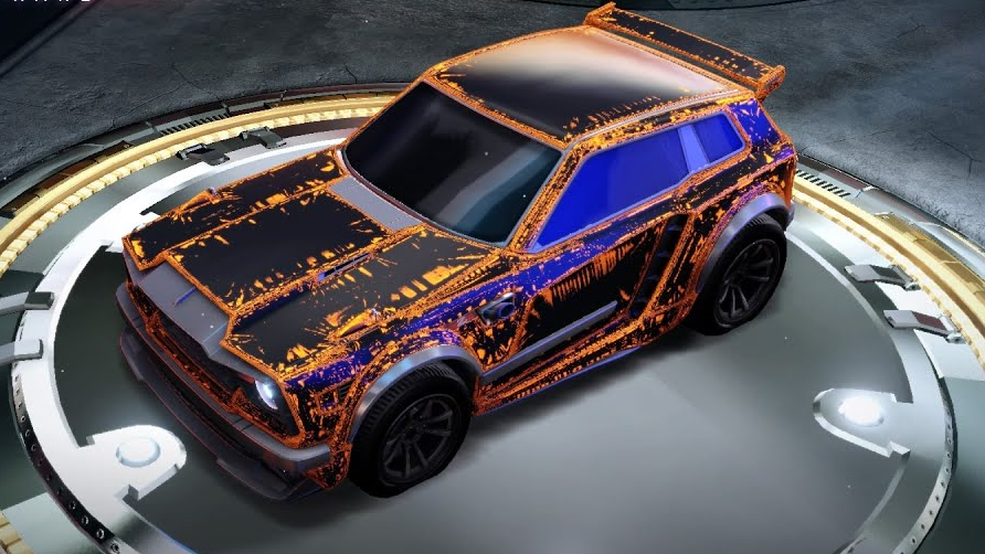 Fennec distortion decal rocket league