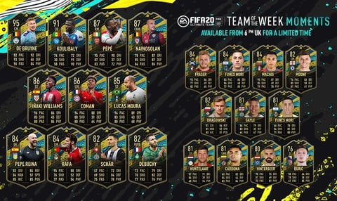 Fifa 20 totw moments 2