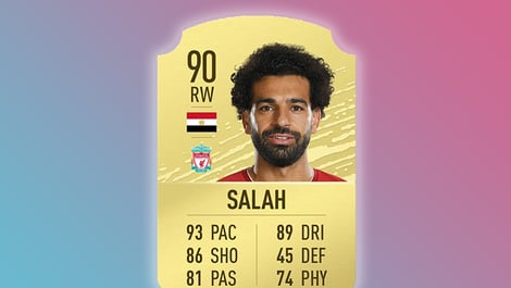 Fifa 2020 top ratings salah