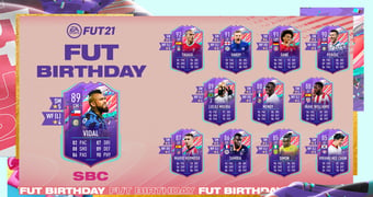 Fifa 21 arturo vidal fut birthday sbc solution