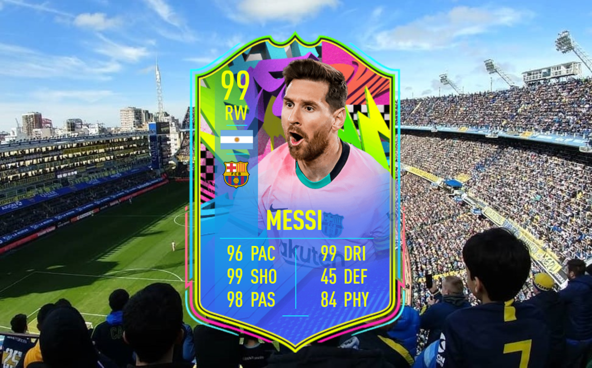 Fifa 21 best argentina players lionel messi