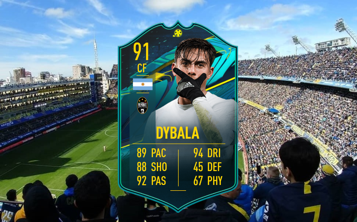 Fifa 21 best argentina players paulo dybala