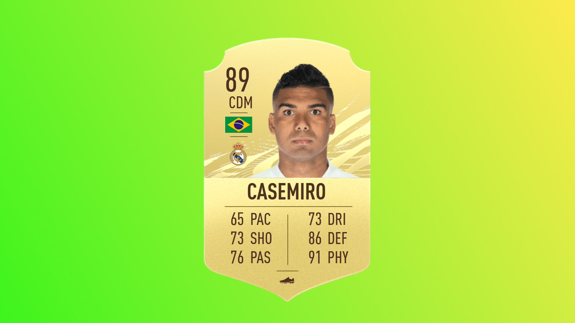Fifa 21 best brazilian players casemiro