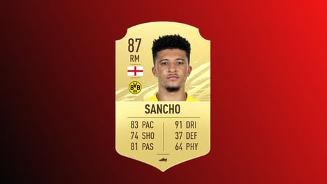 Fifa 21 best english players jadon sancho