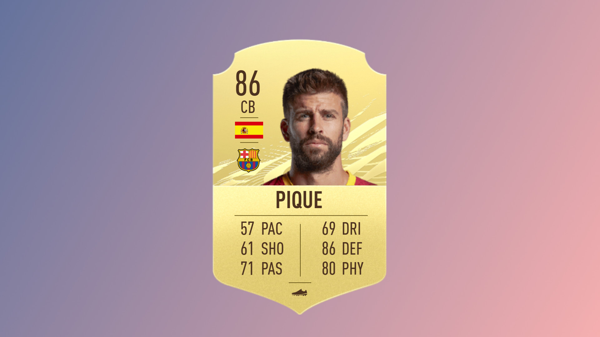 Fifa 21 best spanish players gerard pique