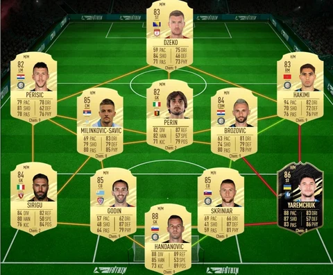 Fifa 21 duvan zapata tots sbc solution team