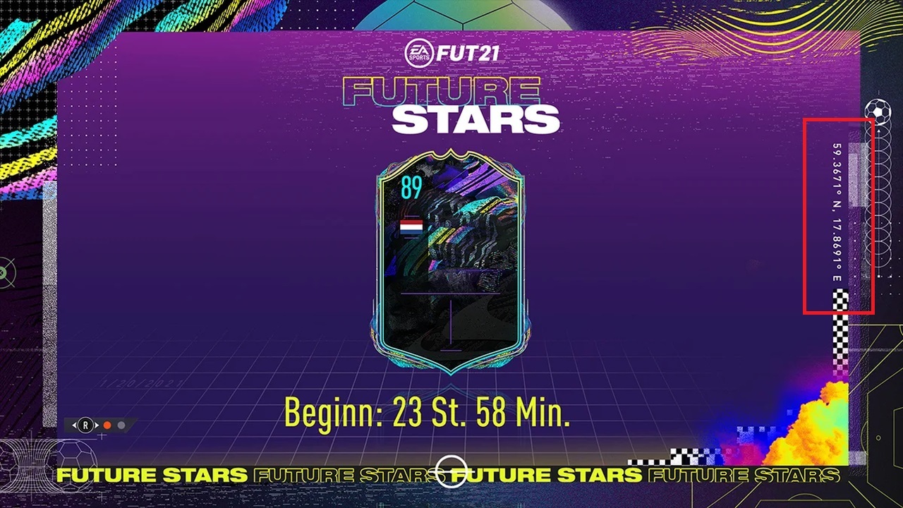 FUT Future Stars Loading Screen Coordiantes Teaser