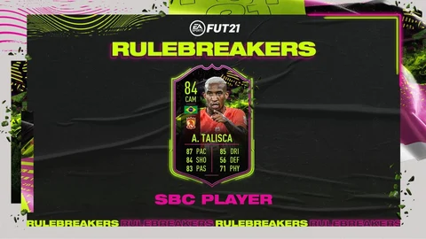 Fifa 21 rulebreakers anderson talisca sbc