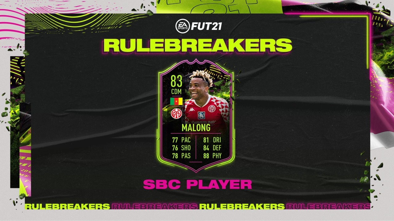 Fifa 21 rulebreakers kunde malong sbc