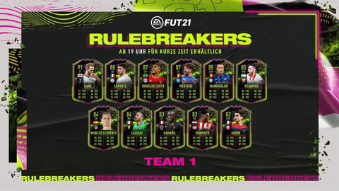 Fifa 21 rulebreakers team 1