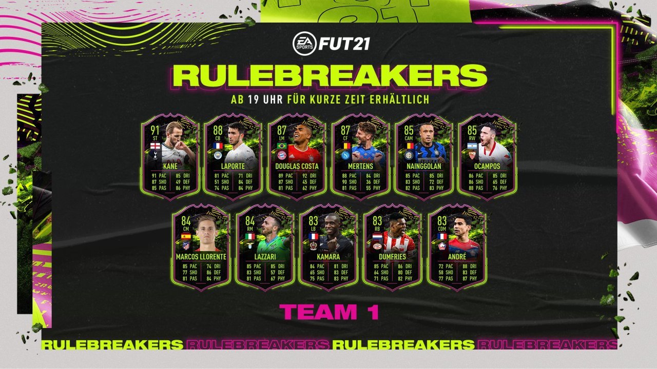 FIFA 21 Ultimate Team Rulebreakers Halloween-Promo