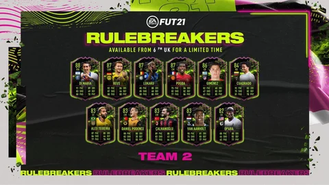 Fifa 21 rulebreakers team 2