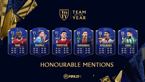 Fifa 21 toty honorable mentions