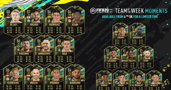 Fifa20 totw moments