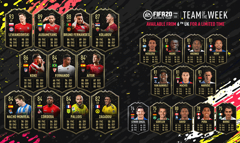 Fifa 20 ultimate team of the week 24