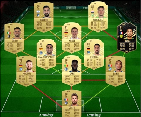 Fifa 21 farid boulaya potm sbc team 1