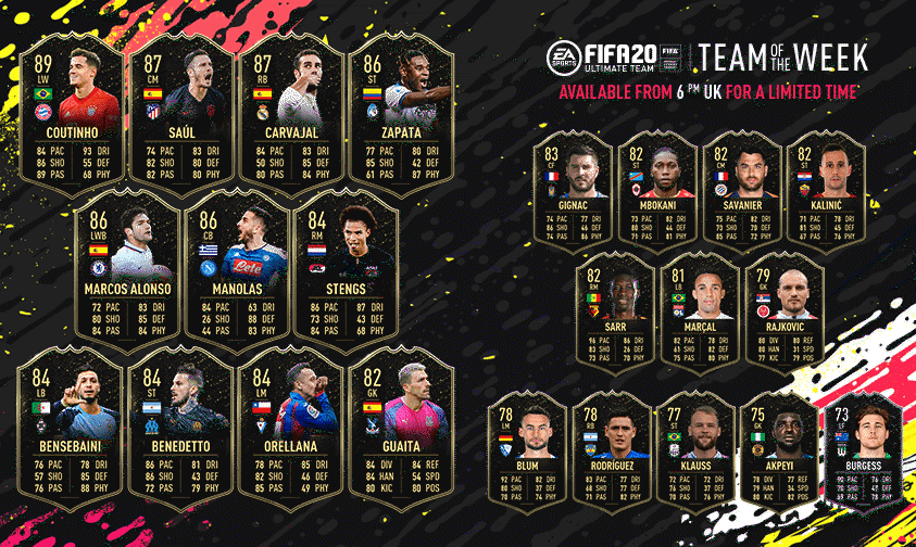 Fifa ultimate team of the week 25