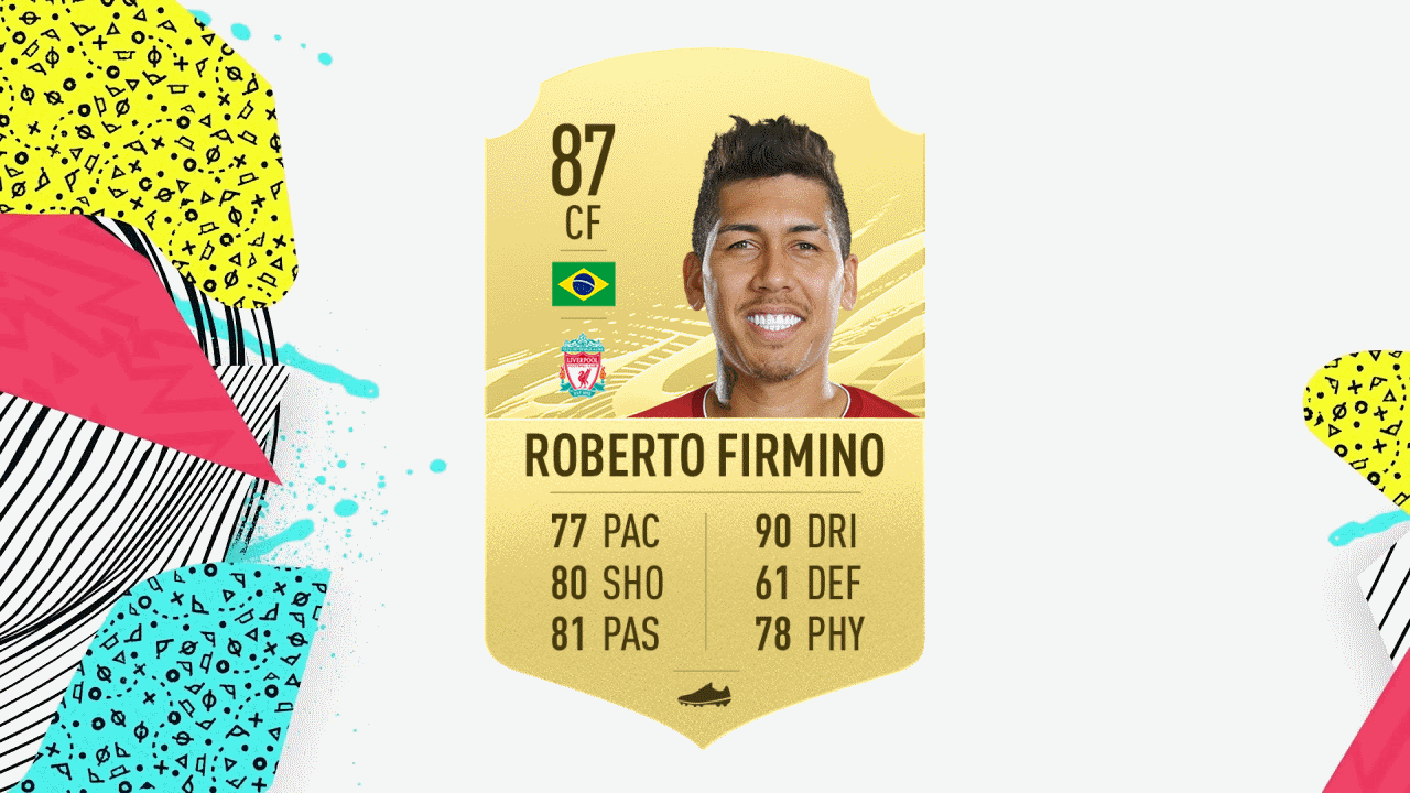 Firmino fifa 21 card