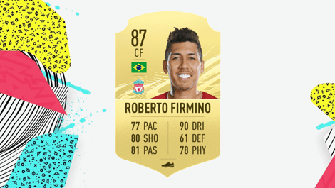 Firmino fifa 21 card