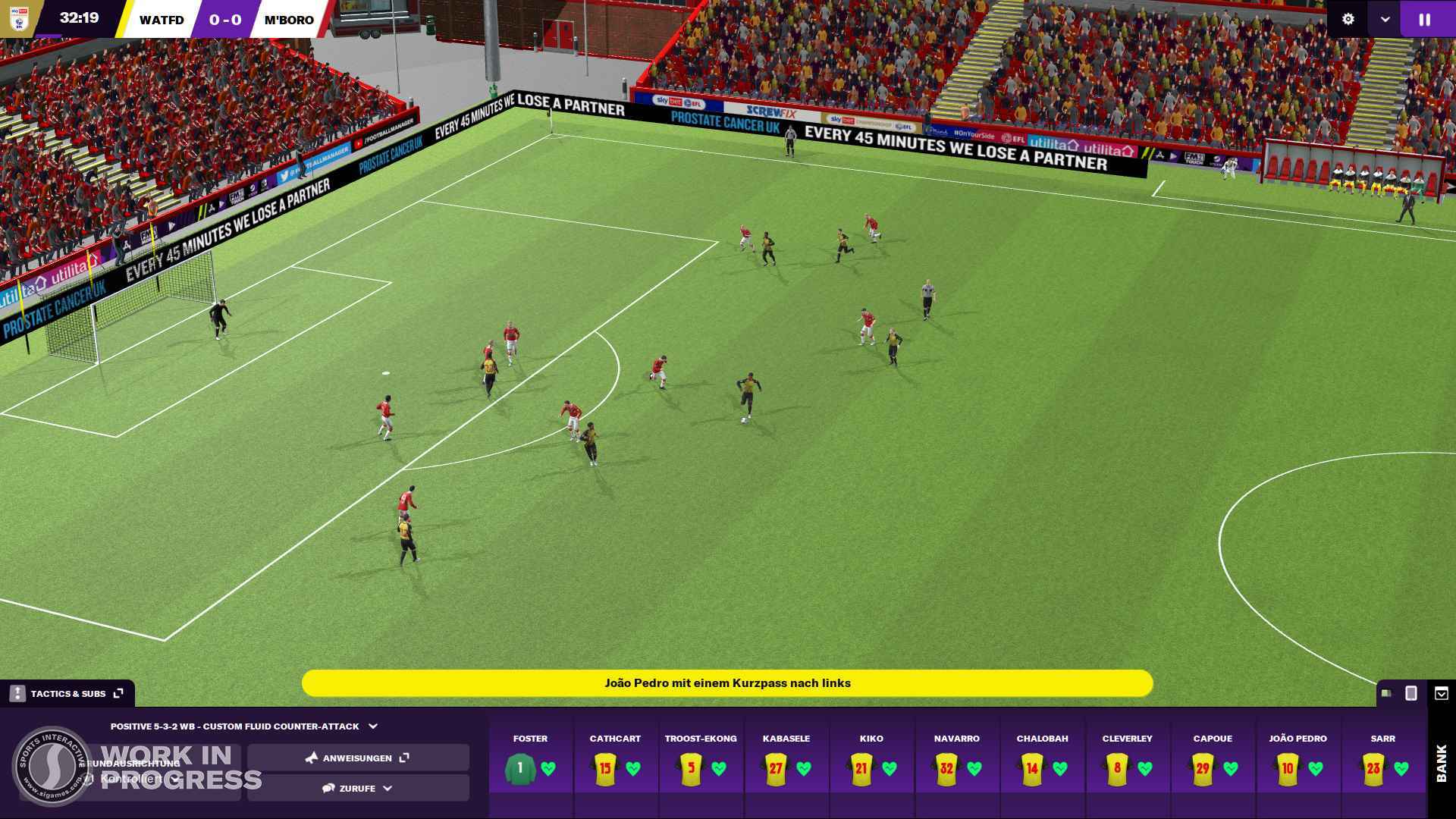 Football Manager 2021 Preview Match Engine