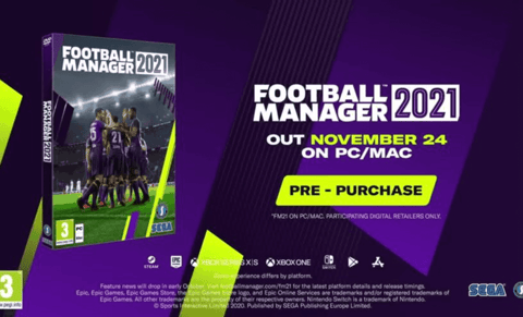 Football manager 2021 pre purchase