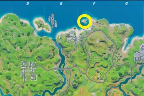 Fortnie spaceship location