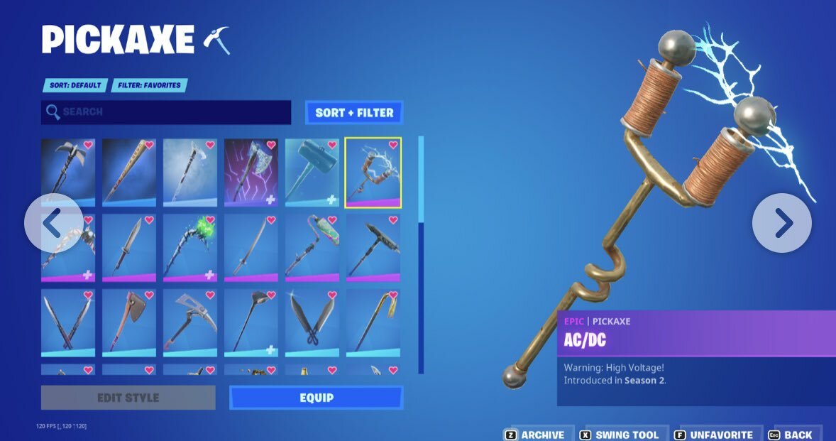 Fortnite acdc