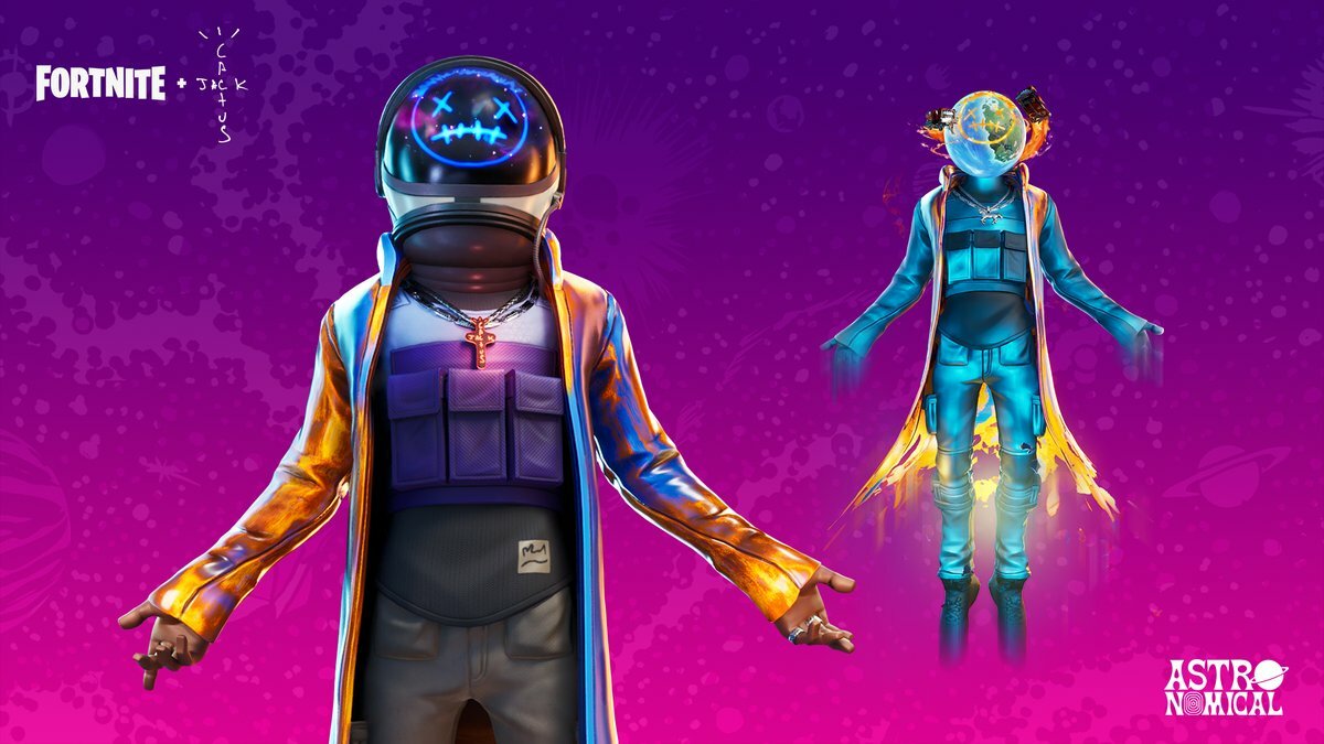 Fortnite Best Reactive Skins Cosmetics Epic Games Astro Jack Travis Scott skin