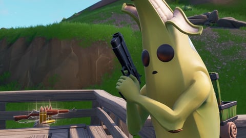 Fortnite banana with gun