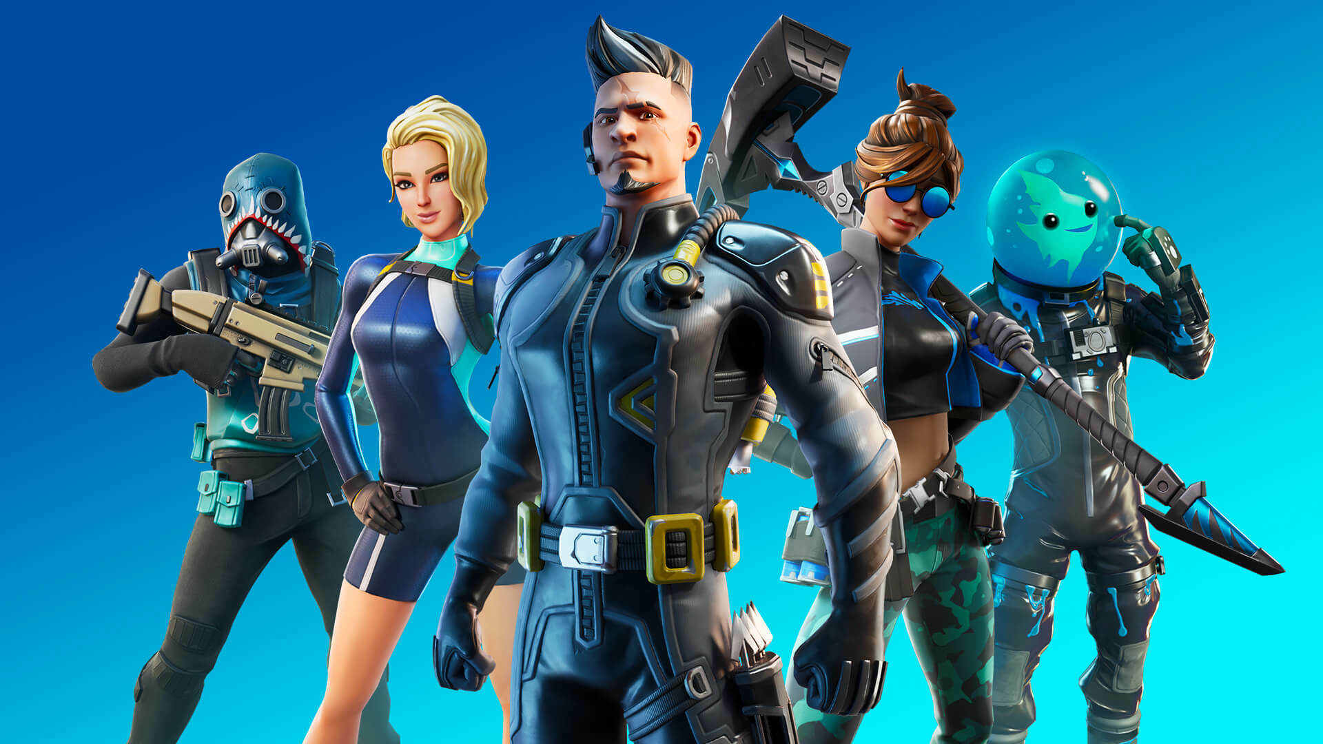 Fortnite blue skins