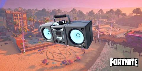 Fortnite boomboxes believer beach week 3 challenge