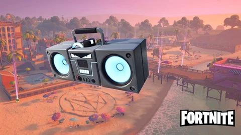 Fortnite boomboxes believer beach week 3 challenge