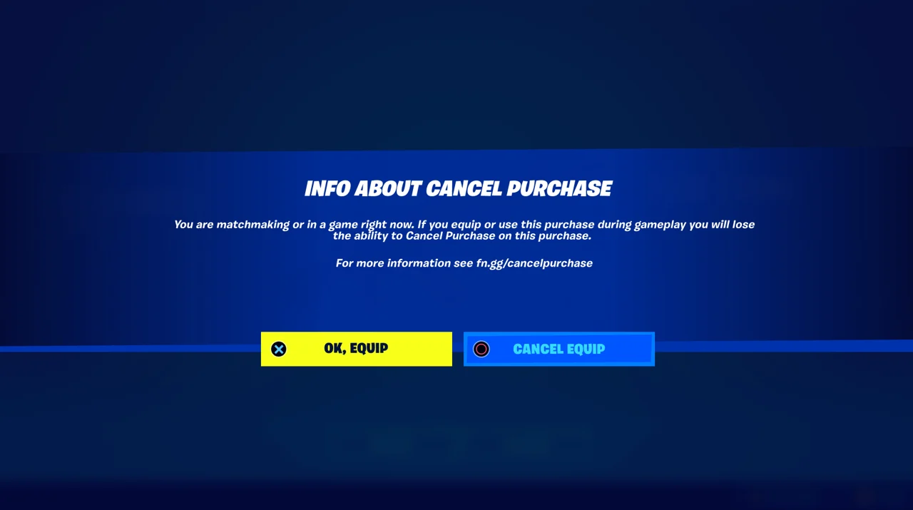 fortnite cancellation