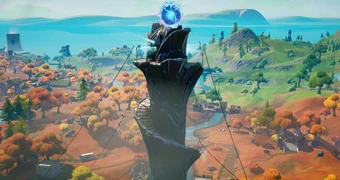 Fortnite challenge zero point the spire