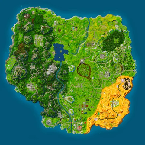 Fortnite chapter og map