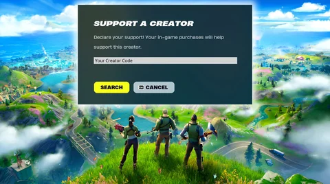 Fortnite creator code