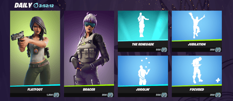 Fortnite daily items july 20 item shop