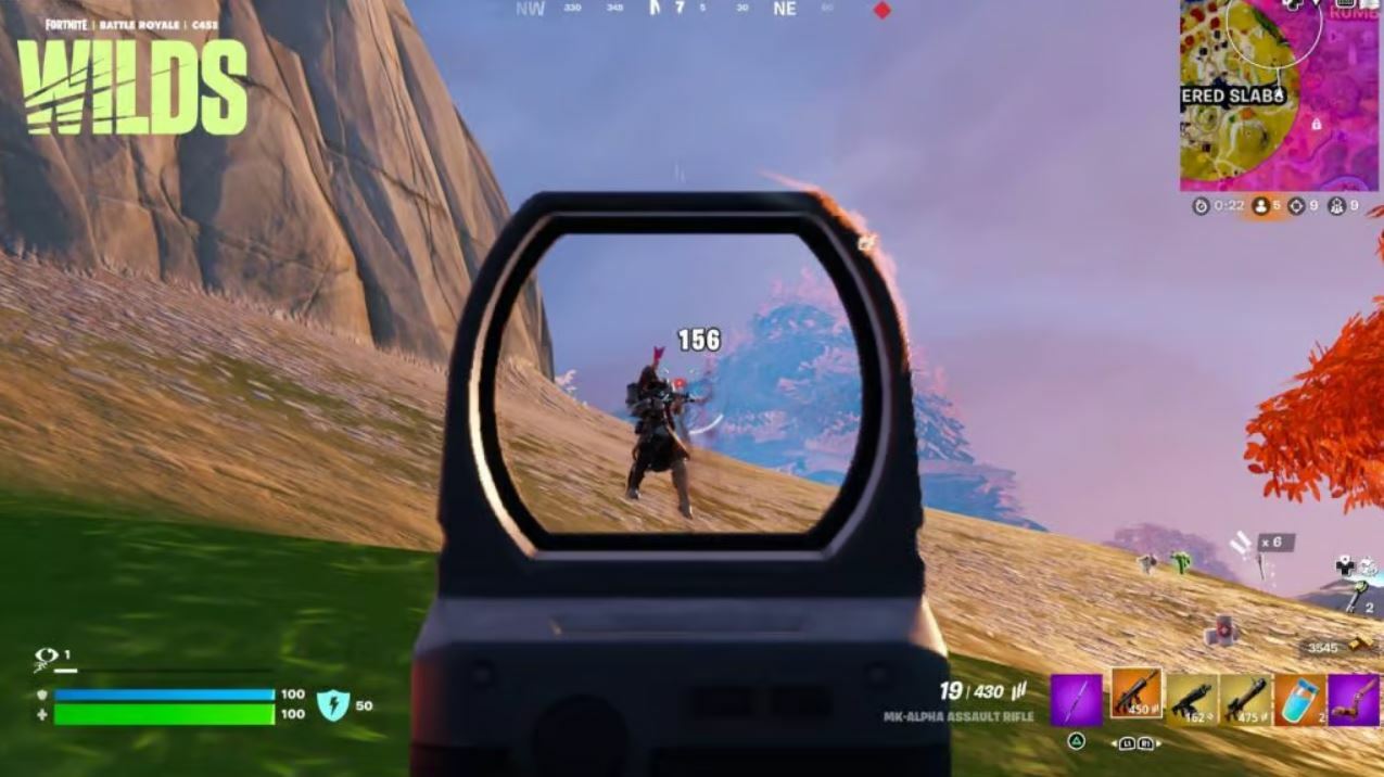 Fortnite deal damage opponents scoped weapons