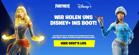 Fortnite disney plus