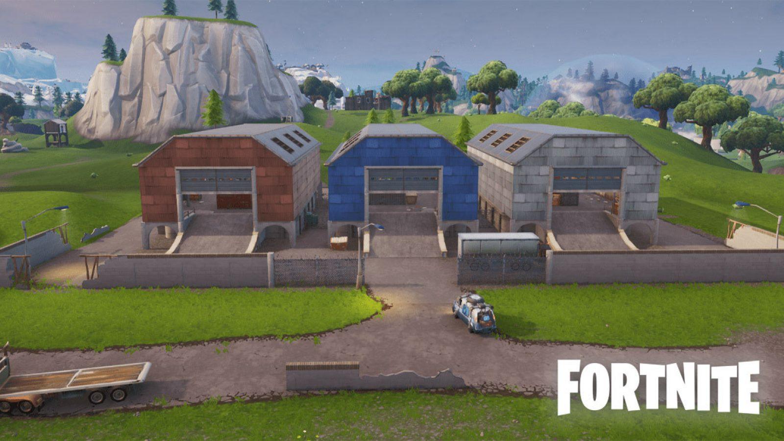 Fortnite dusty depot map changes epic games battle royale season x season 10