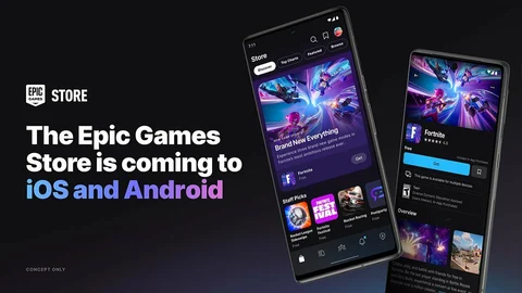 Fortnite epic games store coming to ios android