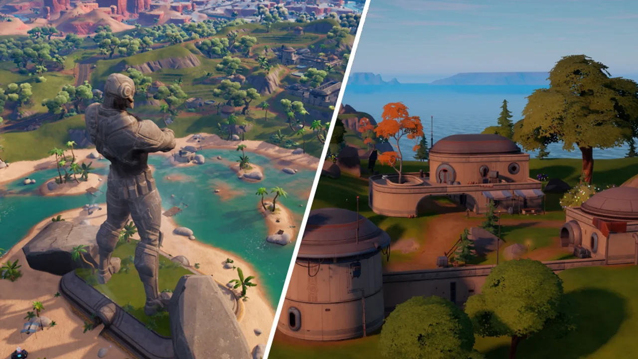 Fortnite Fundament mächtiges Monument Sieben Außenosten Locations