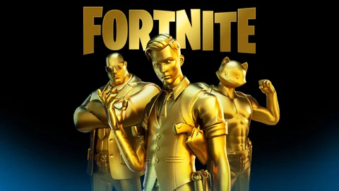 Fortnite golden skin