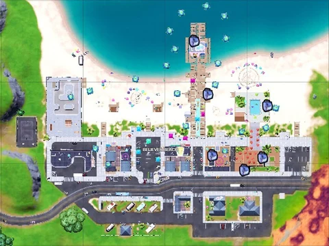 Fortnite ice machines locations believer beach