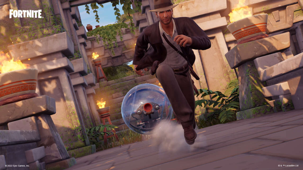 Indiana Jones in Fortnite