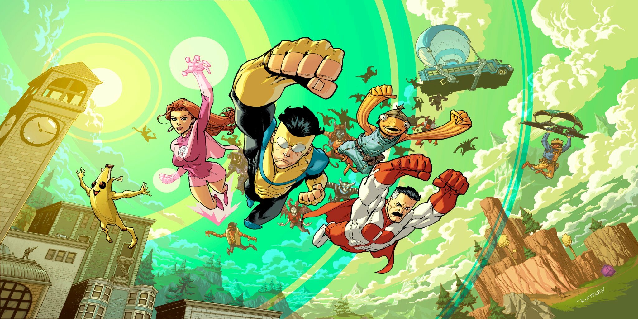 Serie de superhéroes animados Invincible llega a Fortnite