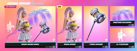 Fortnite item shop ariana grande 05 08