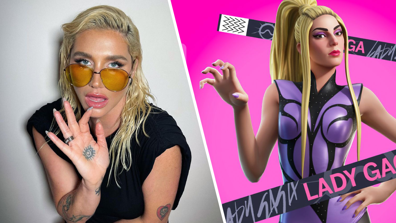 Fortnite kesha lady gaga