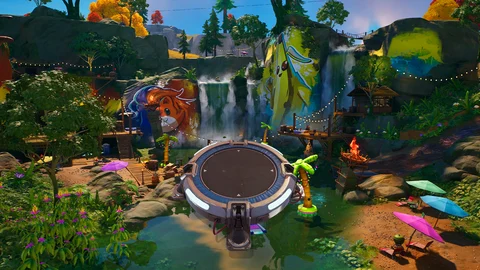 Fortnite launchpad sunswoon lagoon where use