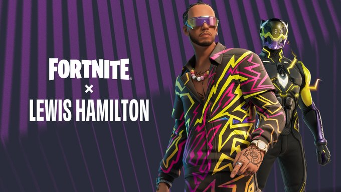 Lewis Hamilton, skin de Fortnite de la serie Icon. | © Epic Games